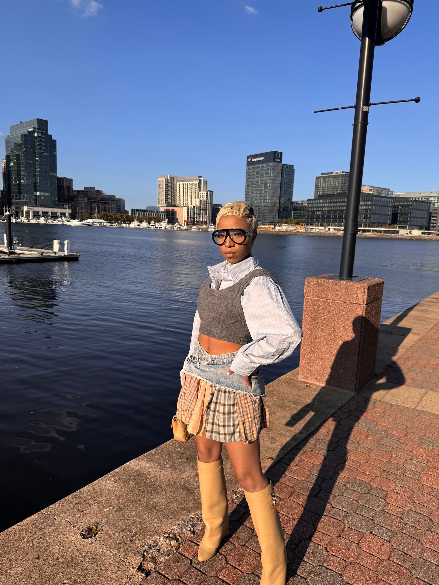 The "Lumber Jean" skirt