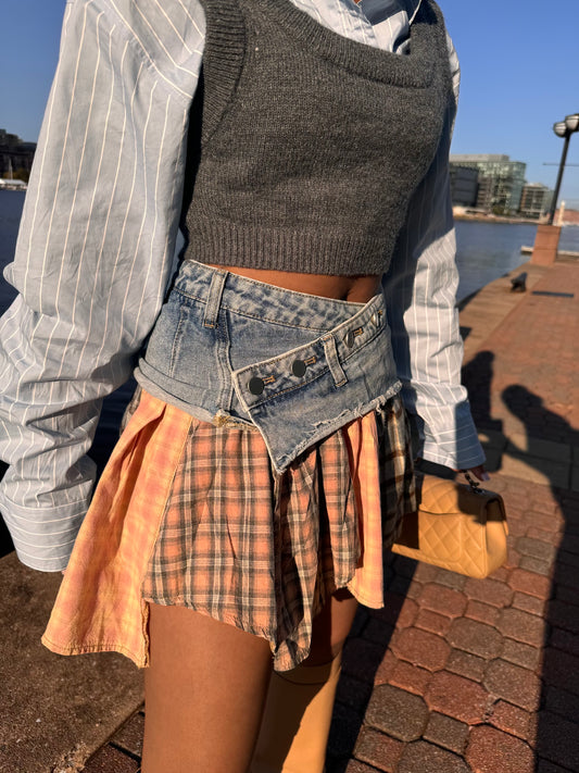 The "Lumber Jean" skirt