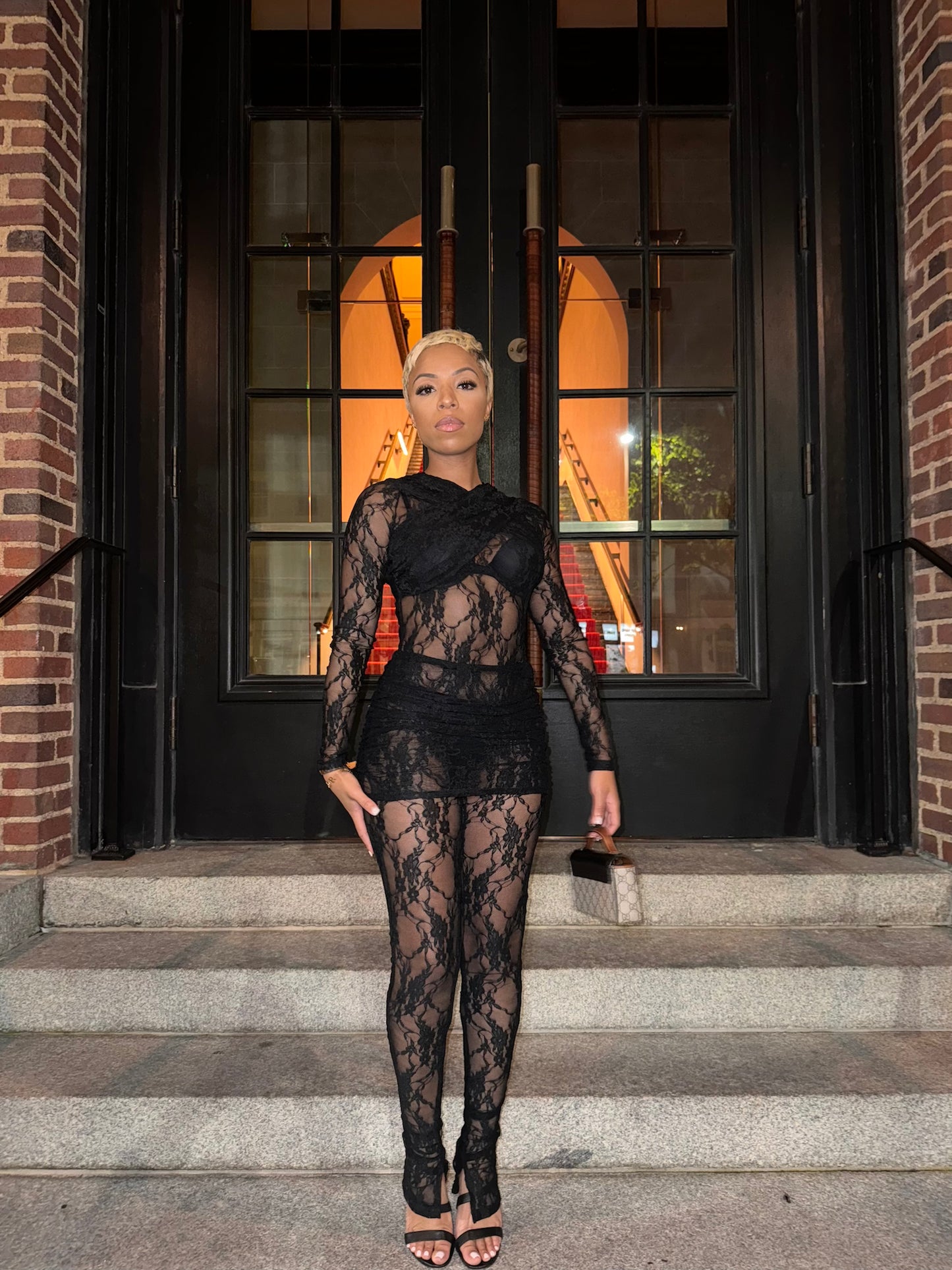 The "Oh so lace'y" two piece set